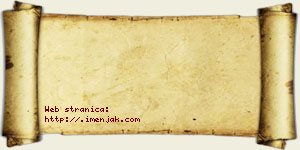 Jasmina Nikolendžić vizit kartica